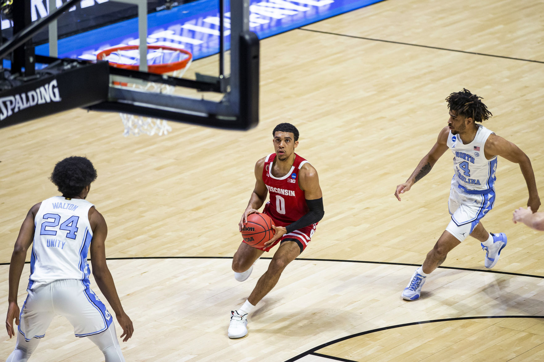 NCAA North Carolina Wisconsin Basketball